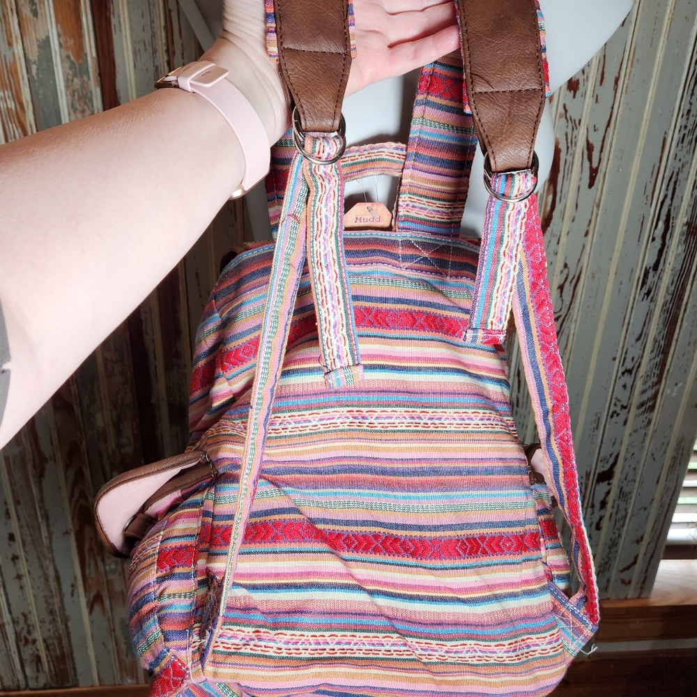 Mudd Backpack Southwest NWT Snap Closure - Picture 12 of 15